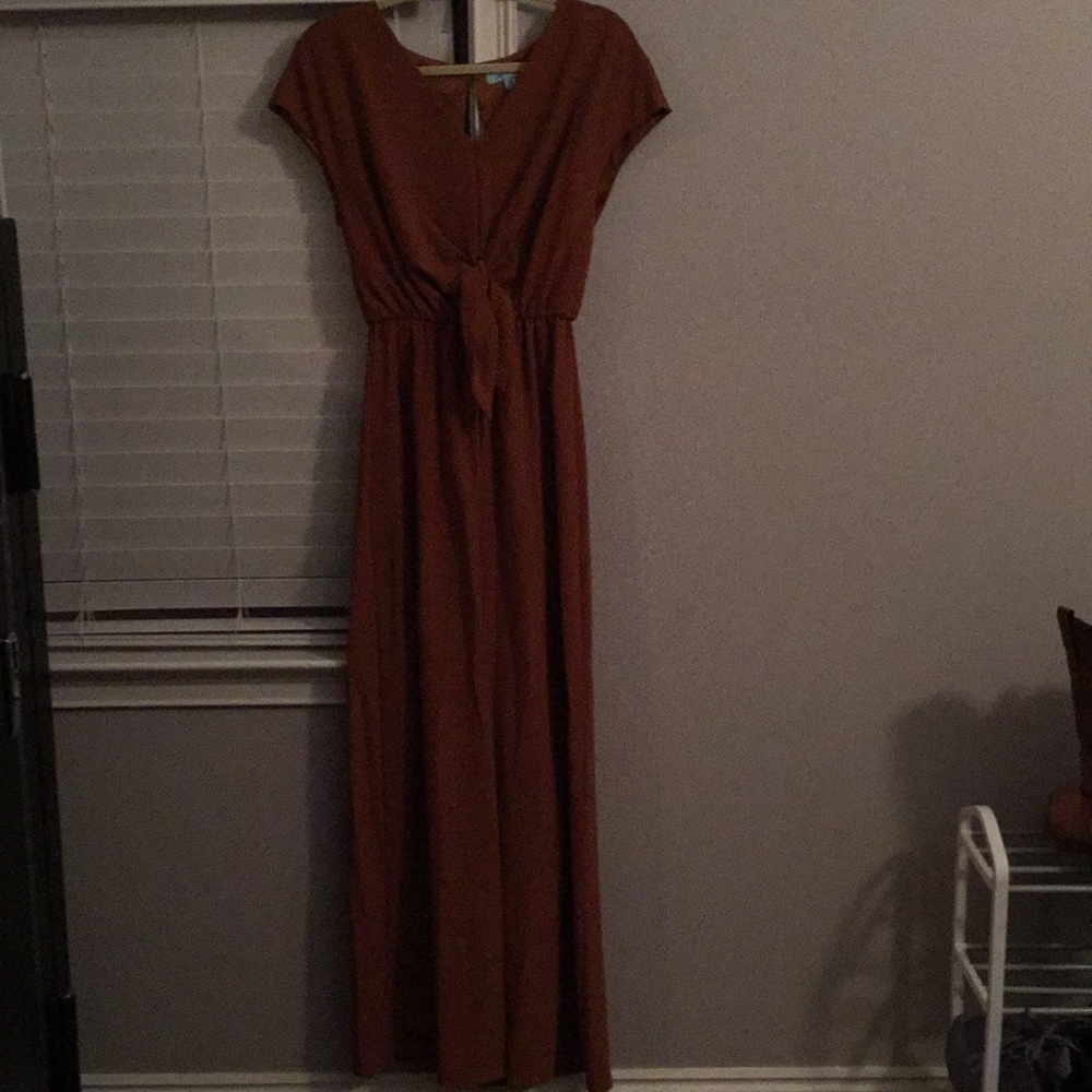 Burnt Orange Jumpsuit